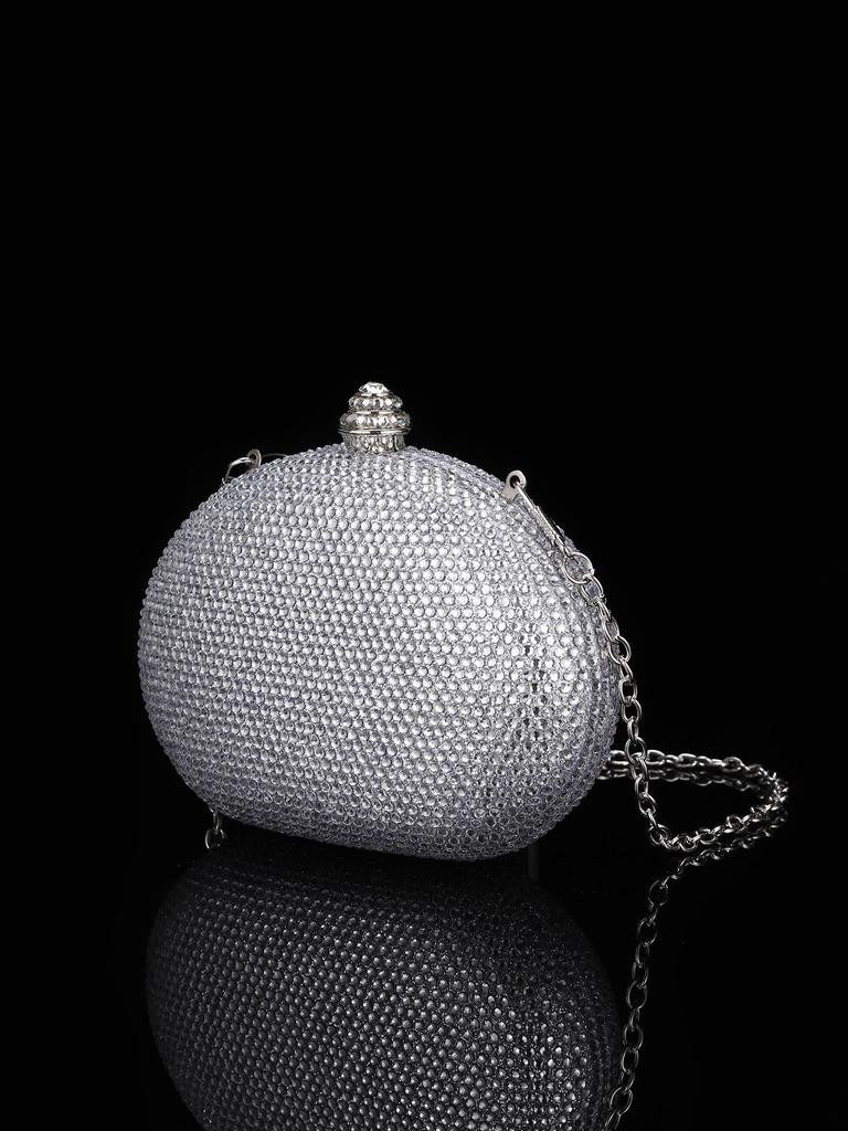 Abendkupplung: Strass-Kristall-Partytasche für Hochzeiten & Veranstaltungen