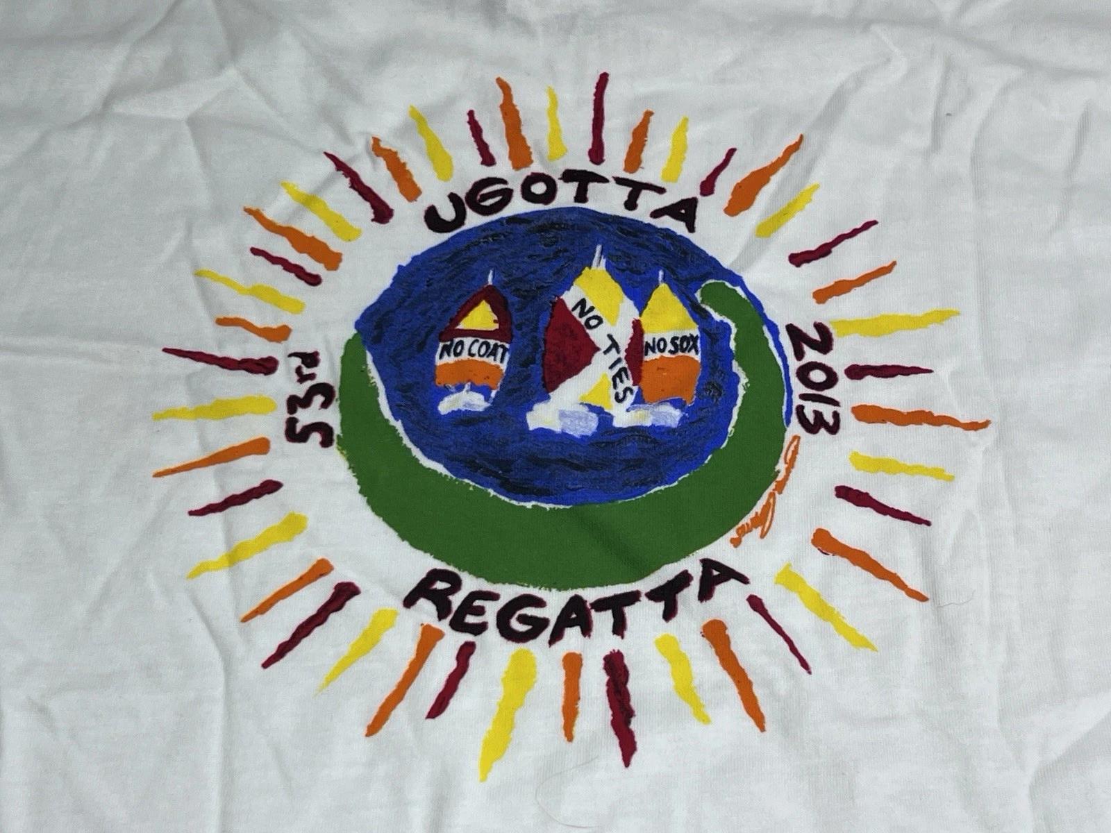 Vintage Sailing Regatta Sz S T-Shirt Little Traverse Bay Yacht Club Michigan #4 4XL