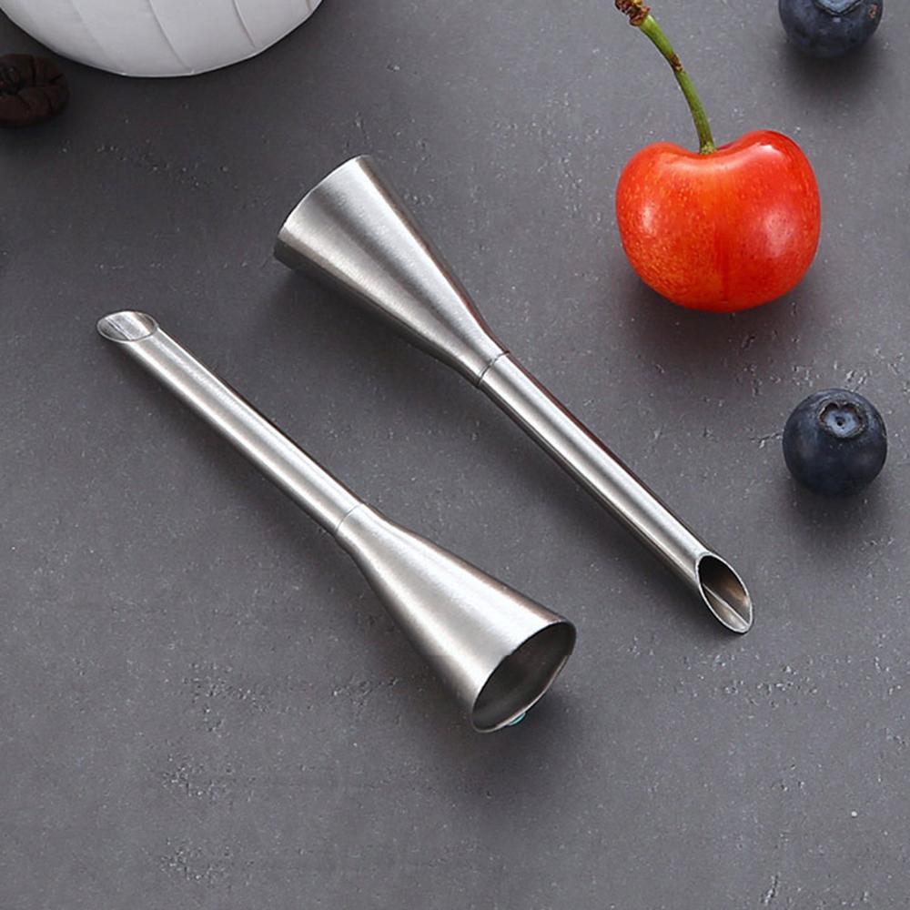 1PC Stainless Steel Pointy Tip Eclair Cream Cake Flashion Western Pastry Stuffing Jack Tool