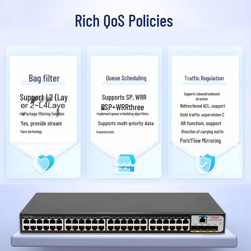 H3C S5120V3-52P-EI-H1 48-Port Gigabit Managed Switch