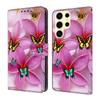 For Samsung Galaxy S25 Ultra Wallet Case Pattern Printing Stand Leather Flip Phone Cover