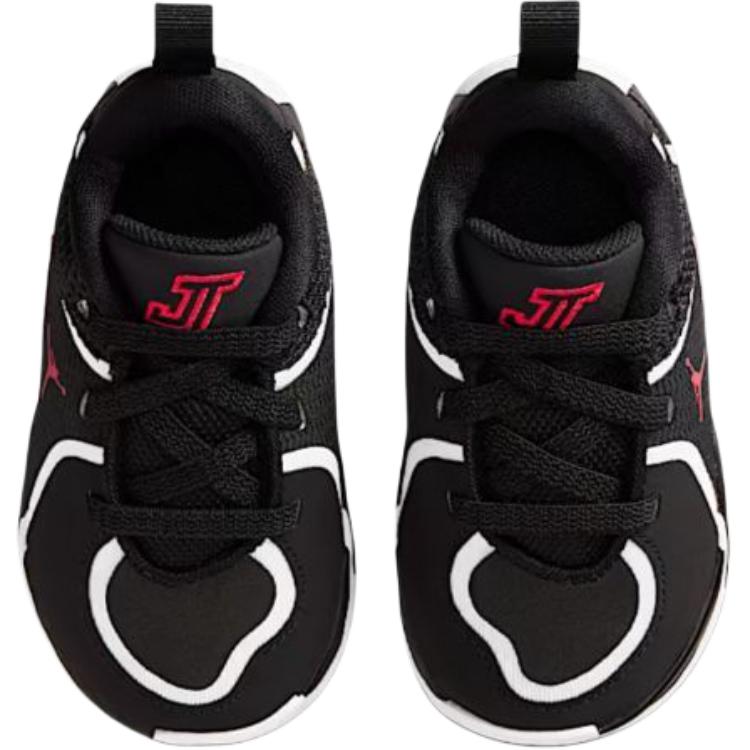 Neue Jordan Tatum 4 Low-Top Kleinkindschuhe Schwarz Kleinkind HQ4612-001