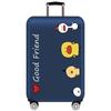Luggage Case Thin Protective Cover Cartoon Pattern Trolley Travel Leather Box