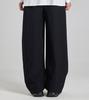 Beoteunseoul Nylon Curved Relax String Pants (Black)