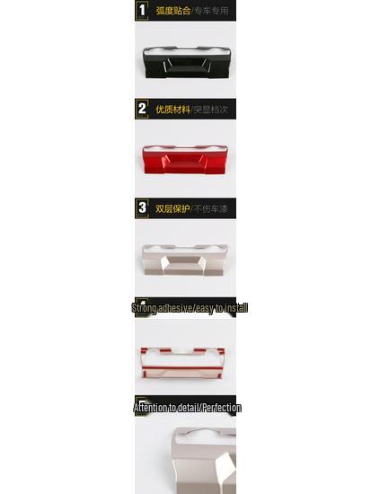 Tenth Gen Civic A/C Rotary Panel Sequins & Switch Frame Sticker (16-19 Models)