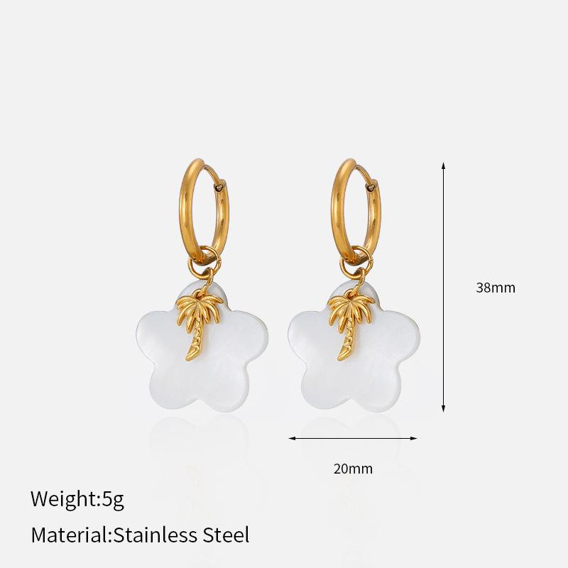 

Natural Shell Earrings, Niche Personality, Exaggerated Design Sense, High-end Feeling, Earrings Accessories for Women