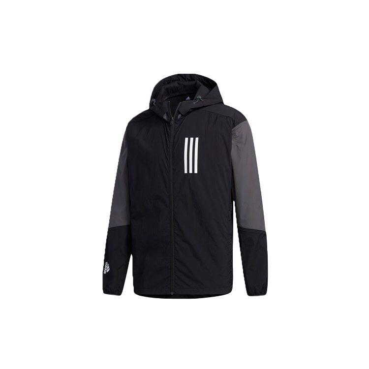 adidas Jackets Men's Black Hooded Moderate Other GL5626