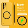 Original Magnetic Wireless Charging Case for OPPO Reno5 Pro Plus Pro+ 5K Reno 5 5Pro 5G Cover Camera Protection Frameless Design