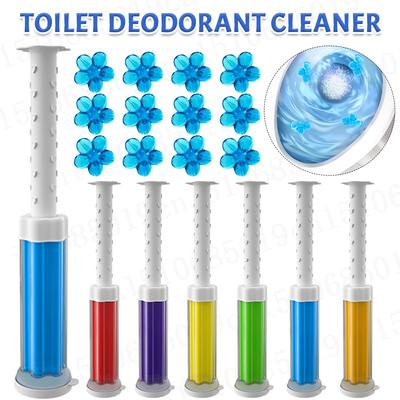 Flower Toilet Cleaner Gel Syringe Aromatic Drain Toilet Cleaning Detergent Air Freshener Remove Odors Home Bathroom Tools