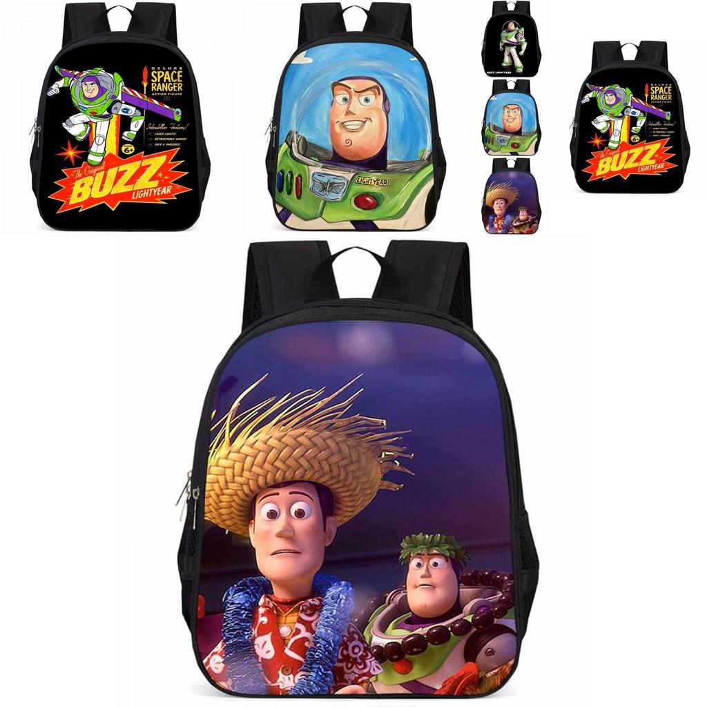 Buzz Lightyear 15-inch Large Capacity Backpack Lightweight Durable Oxford School Bag