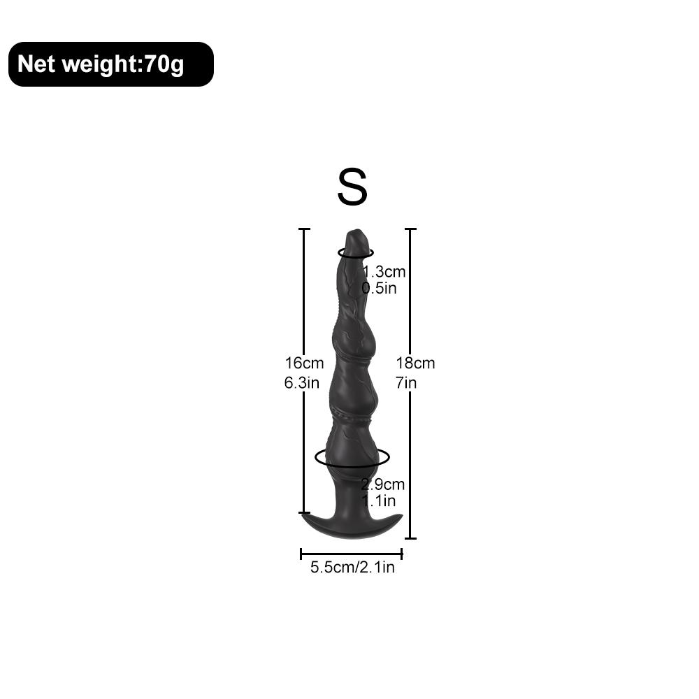 Silicone Anal Butt Plug Prostate Massage Huge Anal Dildo with Flared Base Premium Training Sets Adult Sex Toys for Women Men