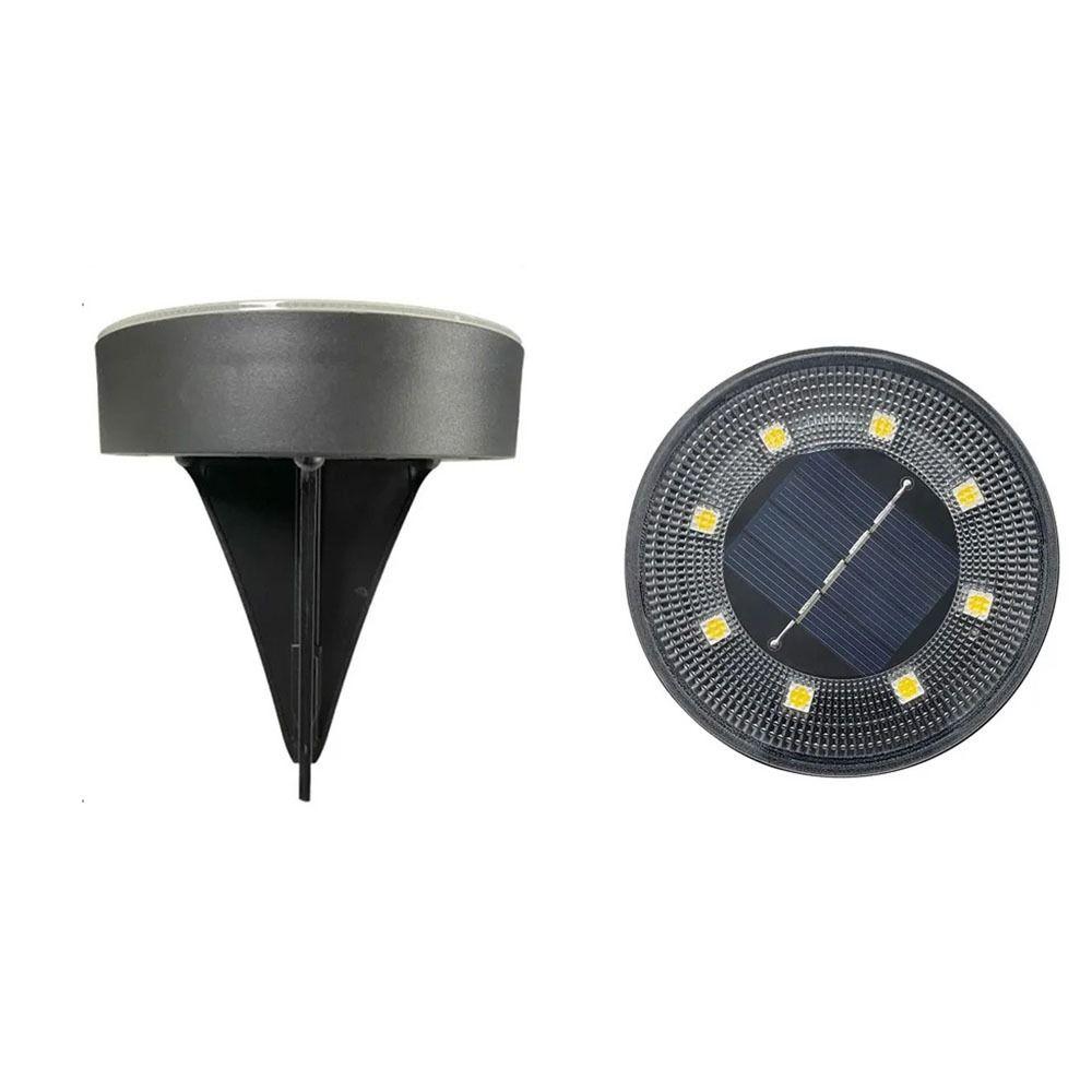 2Pcs Solar Power Solar Buried Lights Super Bright Path Deck Lights Street Lights Lawn Lamp Garden
