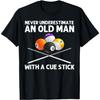 Bestes Billard-Kunstwerk Für Opa Männer Billardliebhaber Poolspieler T-Shirt(1)