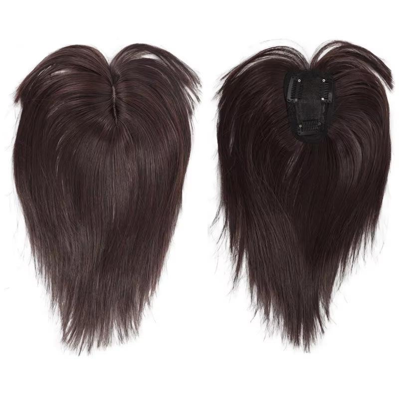 Women's Air Bangs Hair Piece for Concealing White Hair and Adding Volume