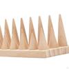 Conical rings Display Stand Holder Wedding Rack Shelf Decoration Wood for Retail Shop DIY