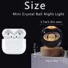 LED Night Light Solar System Galaxy Crystal Ball Table Lamp - Luminous Planet Bedside Lamp, An Ideal Gift For Astronomy Enthusia