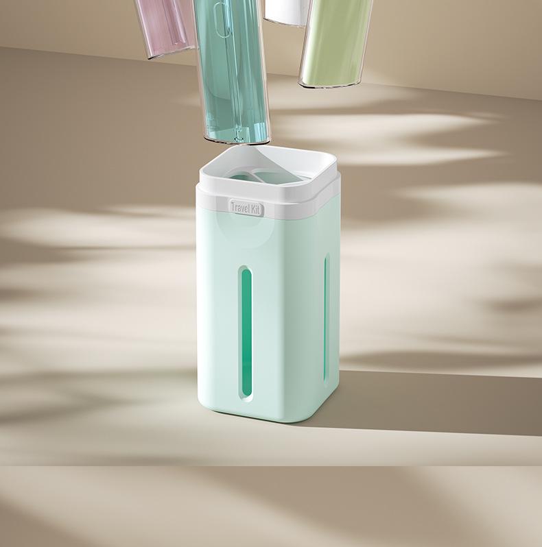Travel Toiletry Set: Refillable 2-in-1 Pump & Spray Bottles for Lotion & Shampoo