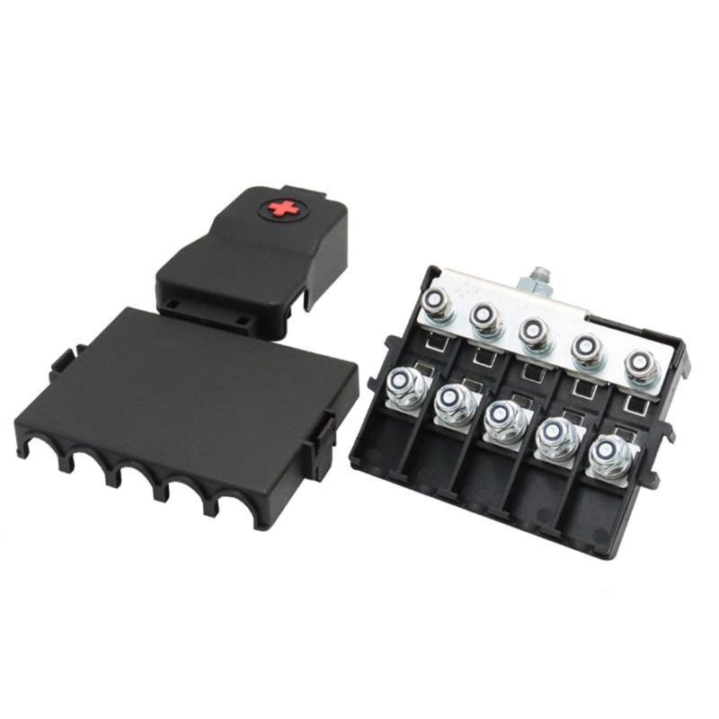 User Friendly Fuses Box For Marine Boat Electrical Upgrade 5/3 Circuit Management Plastic Construction Easy Installation