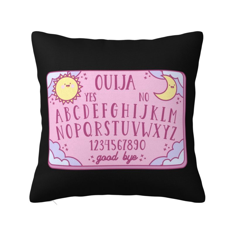Ouija Spirit Board Pouzdro na polštář Pohovka Halloween čarodějnictví Okultní severský povlak na polštář čtvercový povlak na polštář