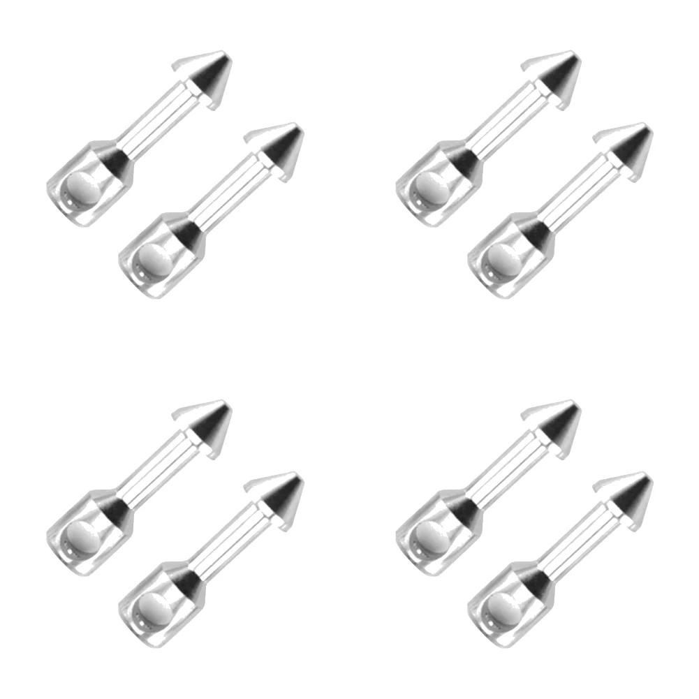 2-10PCS Spear Band Wishbone Nails Stainless Steel Nail Fish Fork Replacement Speargun Rubber Band for Spearfishing Diving