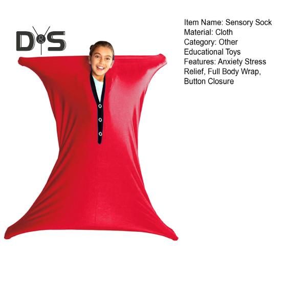 Dětská dynamická pohybová senzorická ponožka pro batolata chlapce dívky úleva od úzkosti stresu tělová ponožka děti celotělová zavinovací ponožka uklidňující terapeutická deka