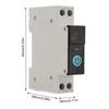 Din Rail Circuit Breaker Smart WIFI Switch Mobile Phone Remote Control 3 Timing Modes for Household Appliances