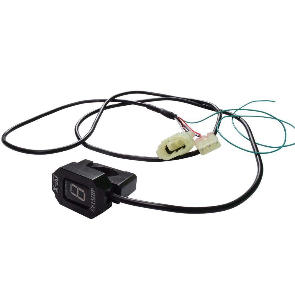 For Suzuki XF650 Freewind 1997 to 2004 For Quadzilla XLC500 All Years Motorcycle Gear Indicator 1-6 Digital Gear Meter