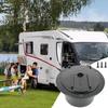 RV Plug Cover, RV Power Cord Cover | Black RV Cord Hatch Cover with