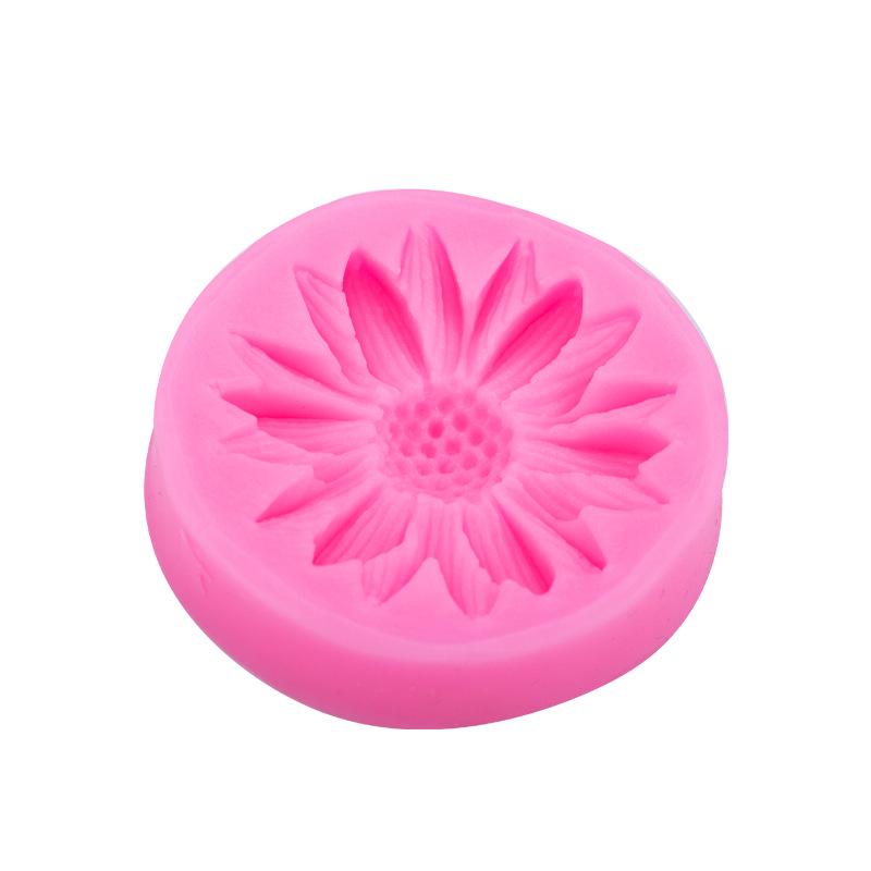 Daisy Rose Flower Silicone Mold for Cake, Chocolate, and Epoxy Clay Decorations