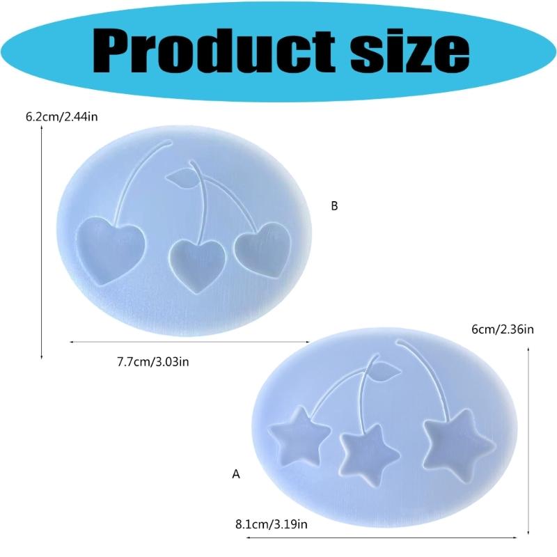 DIY Resin Craft Silicone Mold, Single Translucent Casting Mold for Soap, Candle and Handmade Decoration Projects