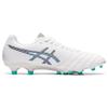 Asics DS LIGHT X FLY PRO Artificial Leather Soccer Shoes White Blue 1101A025-100