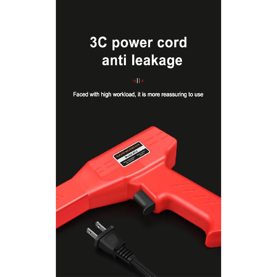 Car Bumper Crack Repair Welding Machine Handy Plastics Welders PVC Repairing Machine Welding Equipment 220V Car Bumper Repair Hot Staplers Machine