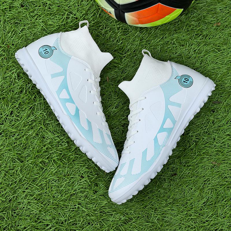 Xiyin High-Top Breathable Football Futsal Shoes with Long/Multi Studs