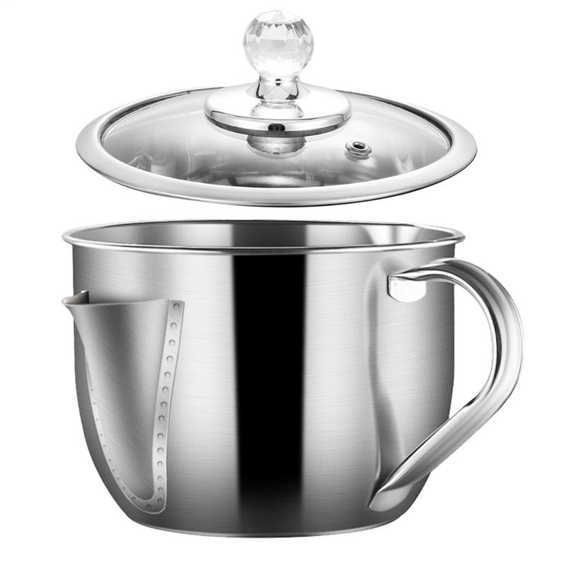 1200ML Multi-use Stainless Steel Gravy Oil Soup Fat Separator Grease Oiler Filter Strainer Bowl Home Kitchen Cooking Tools
