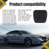 2PCS Rubber Brake Clutch Pedal Pad Cover, Car Pedal Covers, Non-Slip Break Pedal Covers Replacement 46545-SA5-000 46545SA5000, Car Rubber Clutch