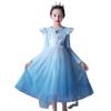 Kids' Long Sleeve Princess Elsa Dress – Frozen-Themed Formal Outfit