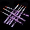 7Pcs1Set Fashion Women Ladies  UV Gel Nail Art Brush Acrylic Polish Painting Design Pen Kit Tools