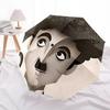1pc Charlie Chaplin Automatic Folding Umbrella, Portable Collapsible Design, Casual Outdoor Accessory L1127072