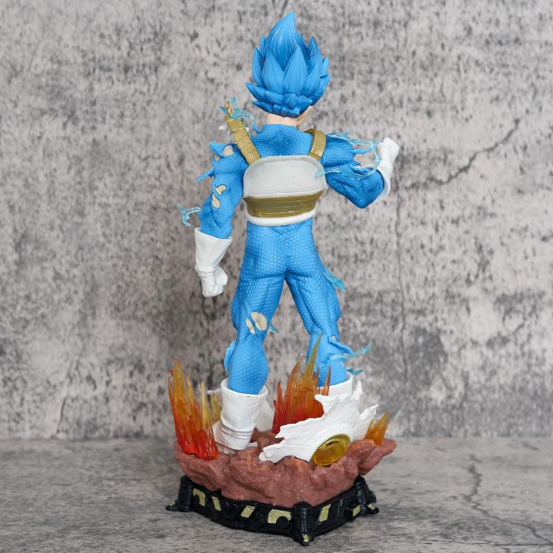 Dragon Ball Saiyan Small Vegeta Figure Anime Statue Model Desktop Decor for Boys 23cm