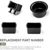 WZP 4PCS Tailgate Bushing Kit, ABS Tail Gate Shock Kit, Tailgate Hinge Pivot Bushing, Replace for E7TZ99430B22A F6TZ99430B23AA, Compatible with Dodge