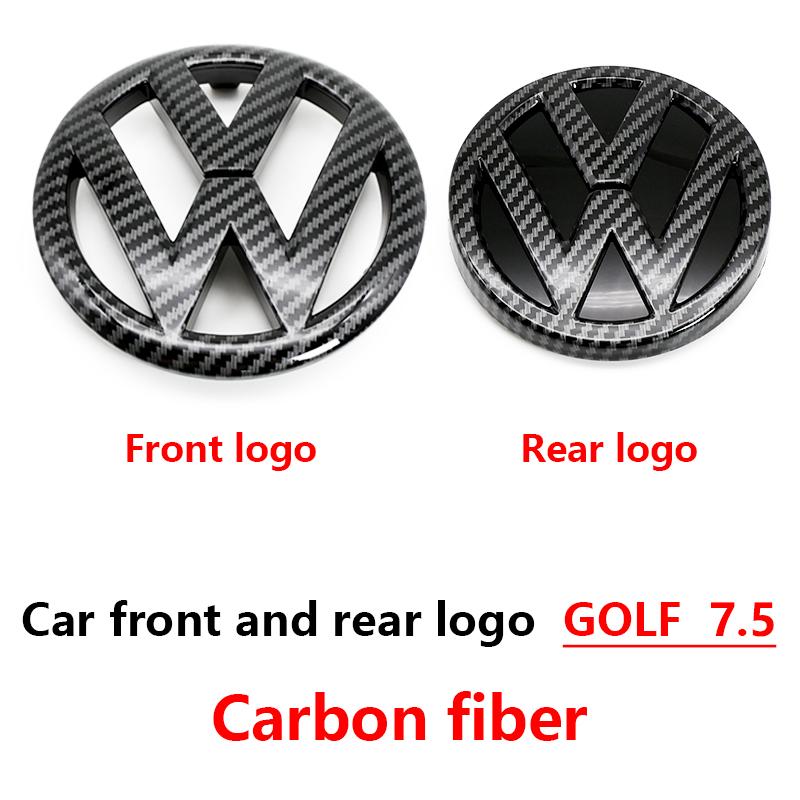 hijk1 1Pc 3D ABS Car Rear Trunk Emblem Badge Logo For Volkswagen VW MK7 Golf 7 7.5 MK7.5 GTI R Rline GTD Replacement Auto Accessories