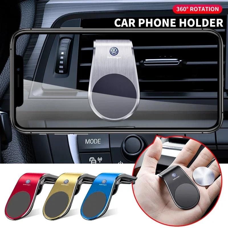 For Volkswagen VW Magnetic Car Phone Holder Stand Air Vent Smartphone Car Bracket For Volkswagen VW R Line Golf MK4 MK5 MK6 MK7