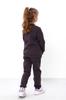 Set – Meisjes Paris Print Warm Sweatshirt & Broek, Comfortabele Pasvorm, Winter 6063-025-33-5-1 HC