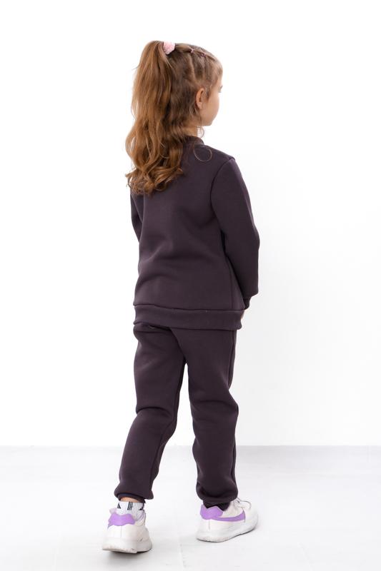 Set – Meisjes Paris Print Warm Sweatshirt & Broek, Comfortabele Pasvorm, Winter 6063-025-33-5-1 HC