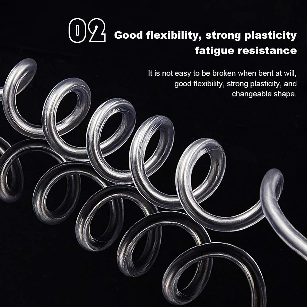 Rubber Covered Aluminum Wire, Bendable Metal Craft Wire, for Making Dolls Skeleton DIY Crafts, Platinum, 3mm