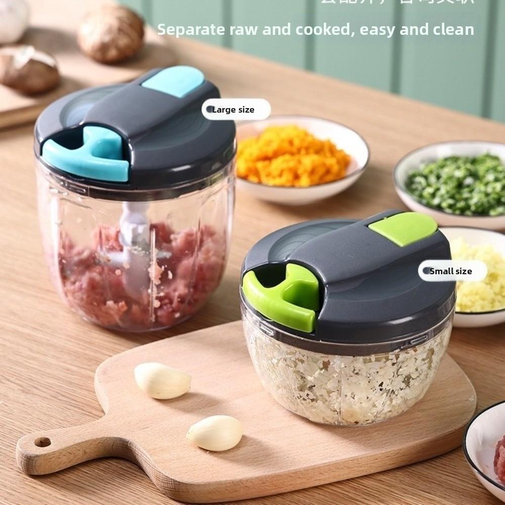 with Cover Garlic Mincer Hand Pull String Kitchen Food Processor Onion Cutter  for Kitchen