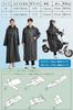Raincoat for Bicycles and Backpacks Design for 2025 with Diagonal Zipper and Double Raincoat for Women and Long with Reflective for Commuting To Work