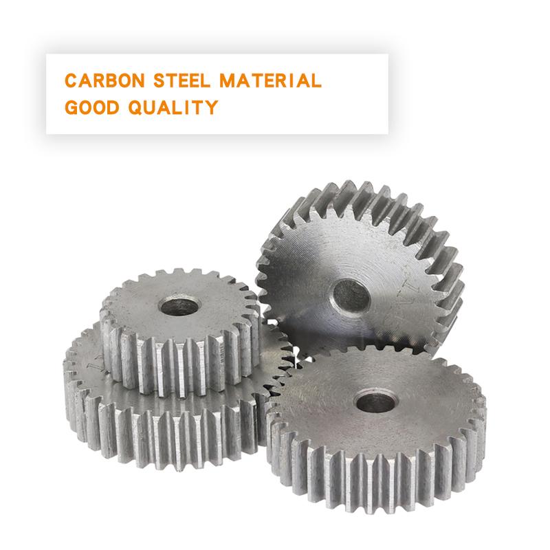 1 Piece Cylindrical Gear 1M-31/32/33/34/35/36/37/38/39/40T SC45# Carbon Steel Material Metal Gear For Transmission Accessories