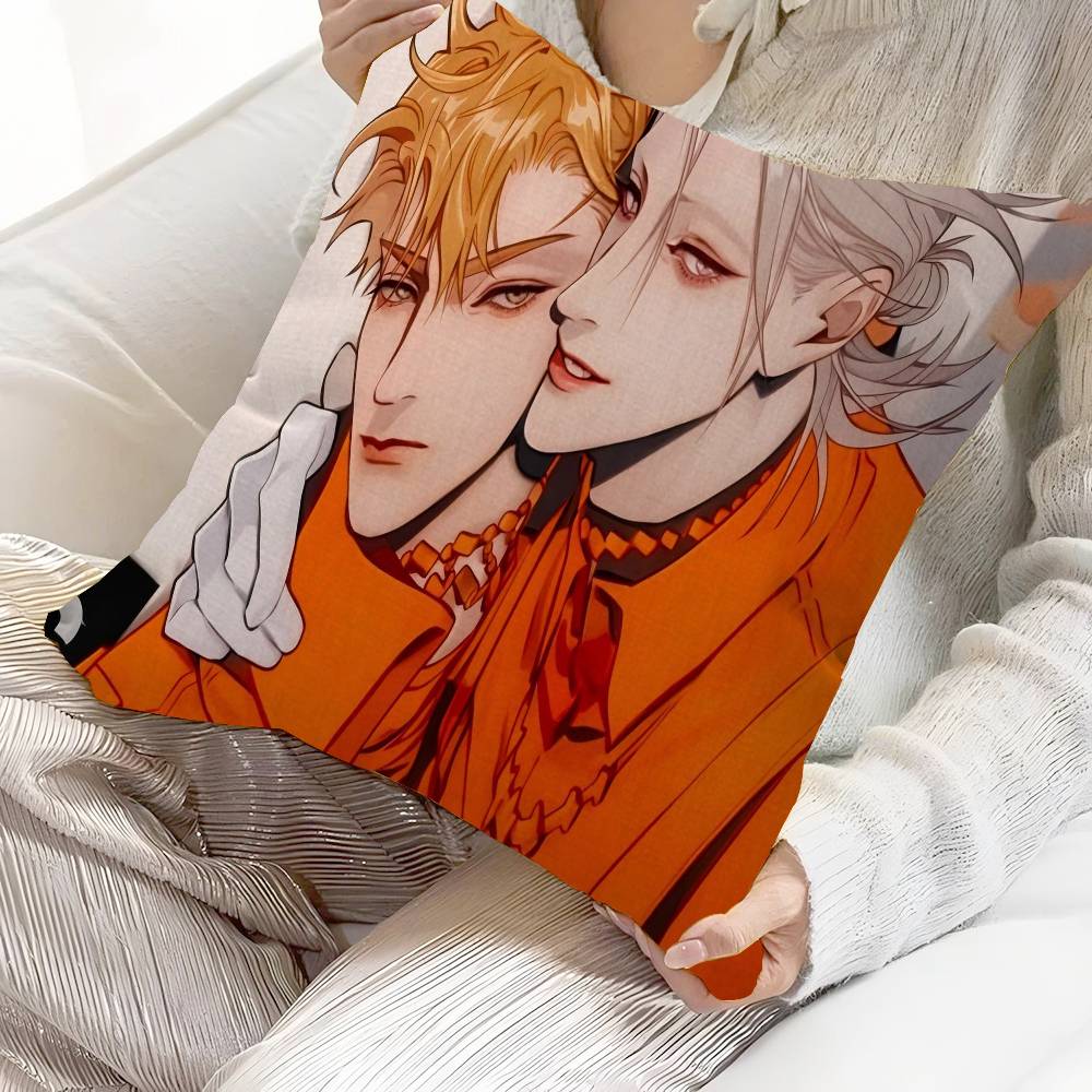 19 Days Comics Cushion Cover Car Throw Pillow Case For Sofa Car Christmas Gift 40x40cm 45x45cm