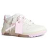 OFF WHITE Out Of Office Ooo Low Tops White Light Pink Women's OWIA259F21LEA0010130